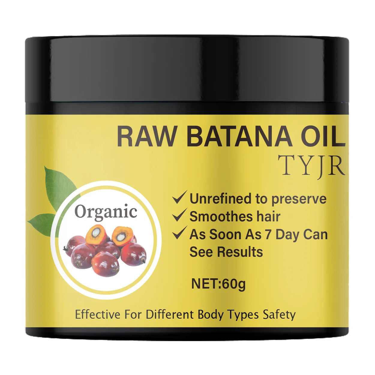 Raw Batana Oil Hair Mask for Repair and Scalp Nourishment 60g
