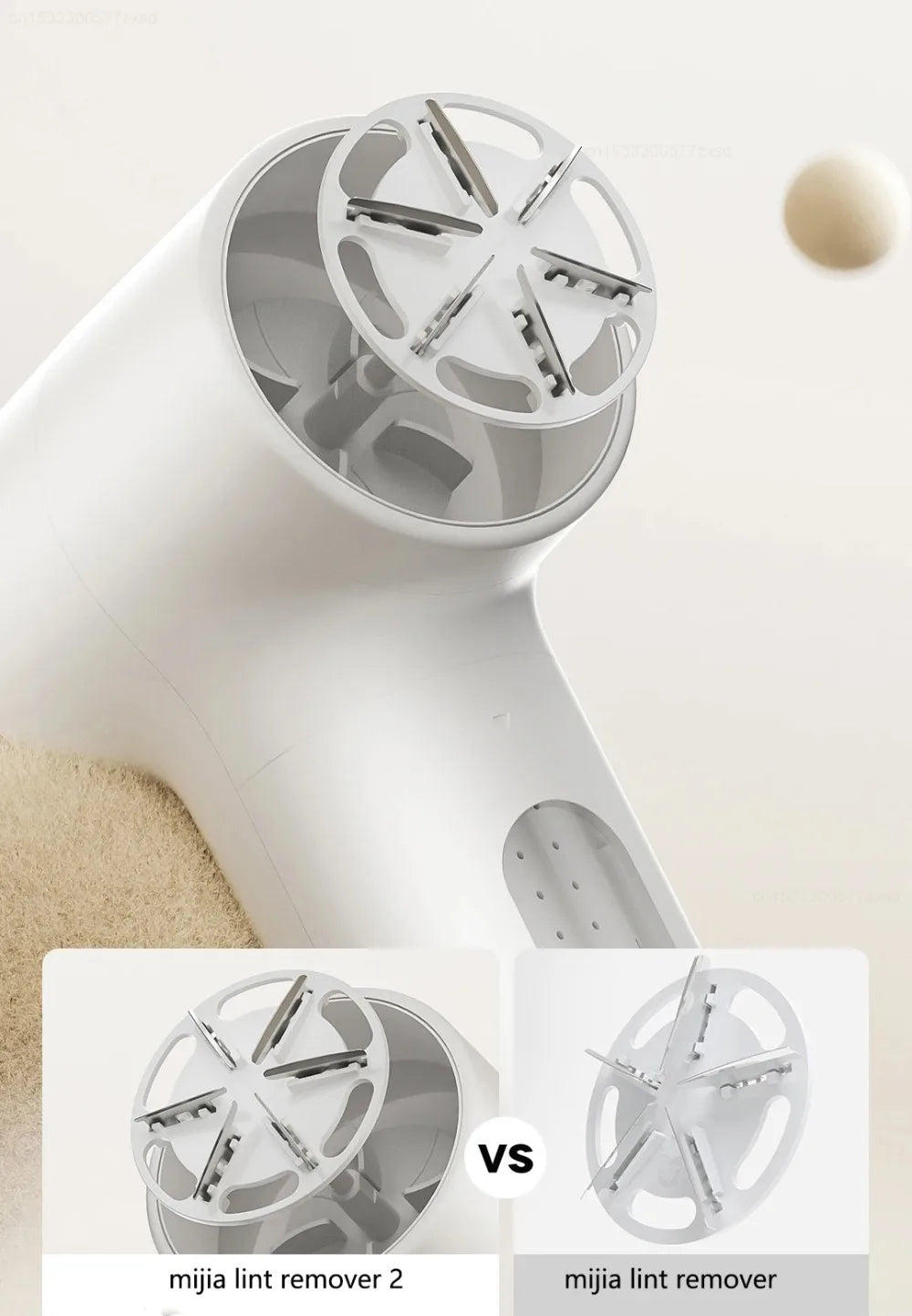 Mijia Lint Remover 2 Fabric Shaver and Clothes Fuzz Pellet Trimmer - 15