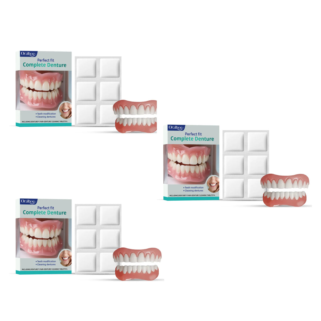 Cosmetic Denture Kit for Missing or Stained Teeth