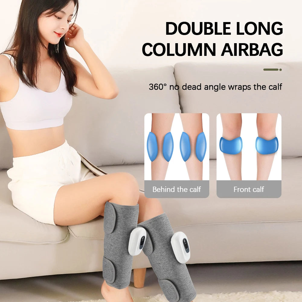 Wireless Air Compression Calf Massager for Muscle Relief