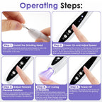 2-in-1 Electric Nail Drill and UV Curing Lamp Kit