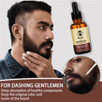 Goiple 2pcs Beard Grooming Kit Cleansing Shampoo and Volumizing Oil