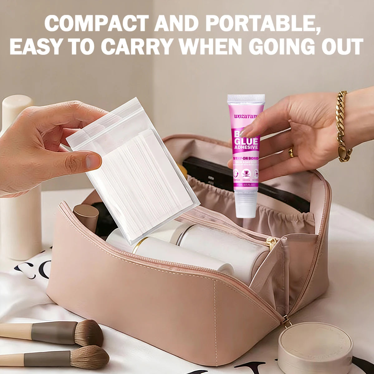 Invisible Fashion Tape and Body Glue Adhesive Set