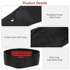 Red Light Therapy Heating Belt for Pain Relief