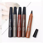 4-Tip Eyebrow Pencil Waterproof Liquid Brow Pen Microblading Pen