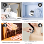Stainless Steel Mushroom Gua Sha Massage Tool for Face and Body