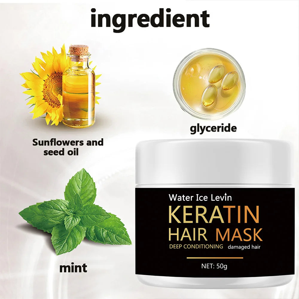 Keratin Hair Mask Deep Conditioning Repair Treatment for Damaged Hair