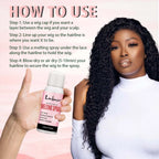 Lace Wig Adhesive Melting Spray Edge Control Wax Stick and Remover Kit