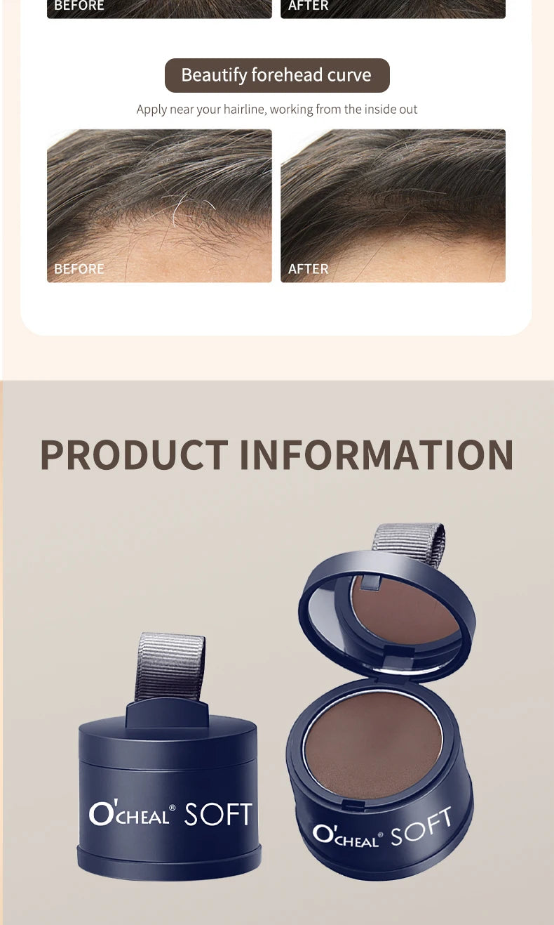 Ocheal Hairline Powder Waterproof Root Cover Up and Brow Stamp - 20