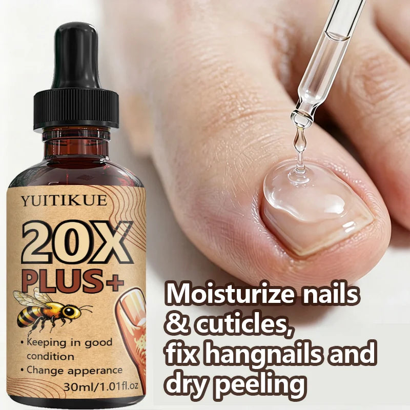 YUITIKUE 20X Nail Repair Oil Nourishing Cuticle and Nail Treatment 30ml