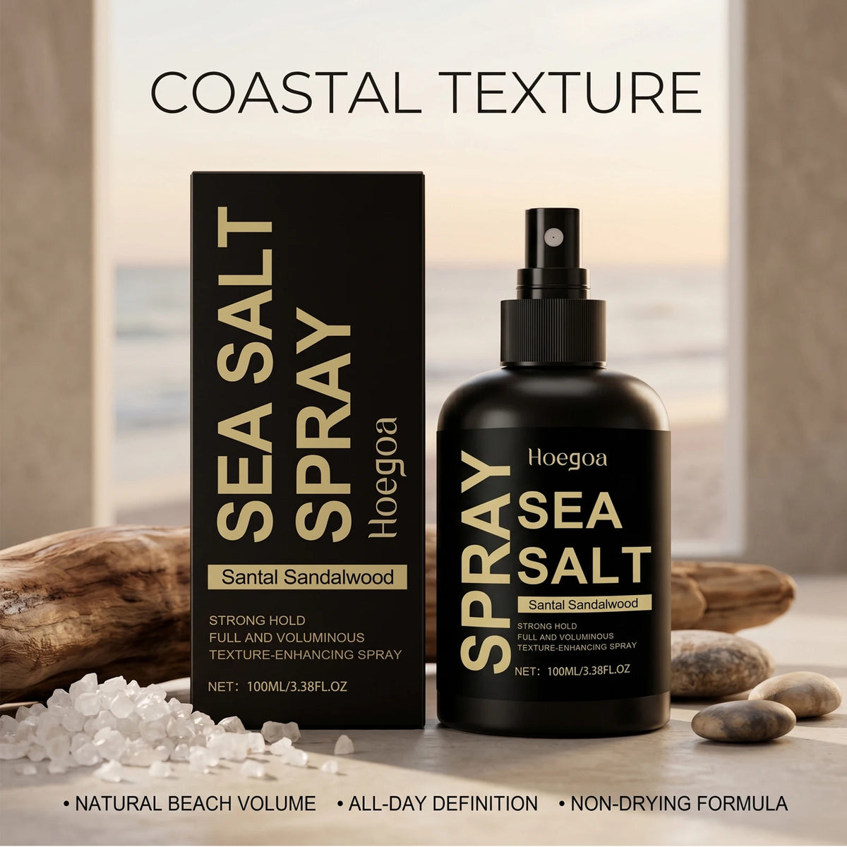 Sea Salt Texturizing Spray for Voluminous Beach Waves
