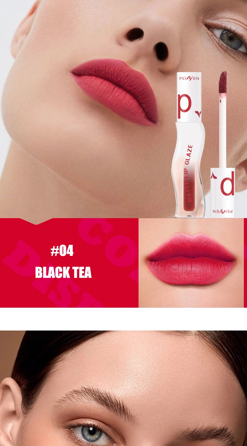 Long Lasting Matte Lipstick Waterproof Non Stick Lip Glaze - 15