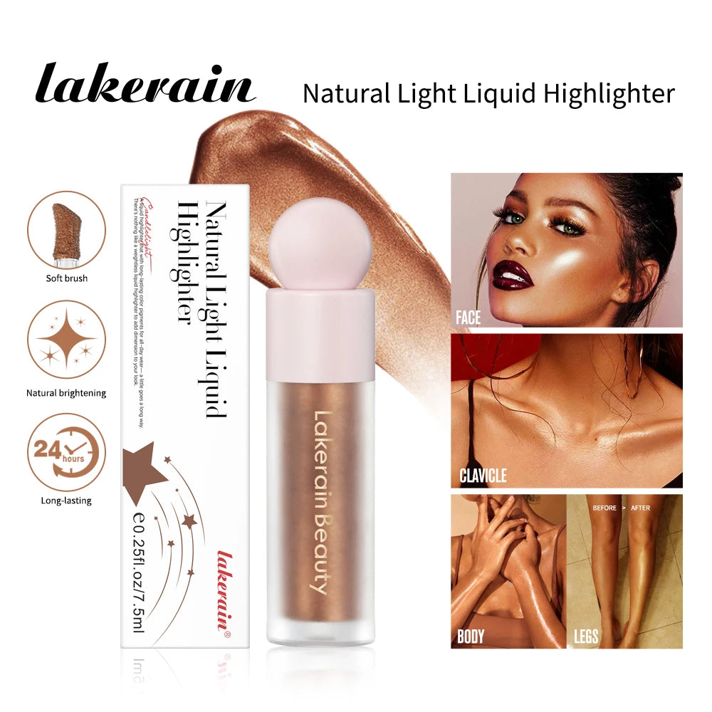 Liquid Highlighter for Radiant Glow and Natural Skin Brightening - 1