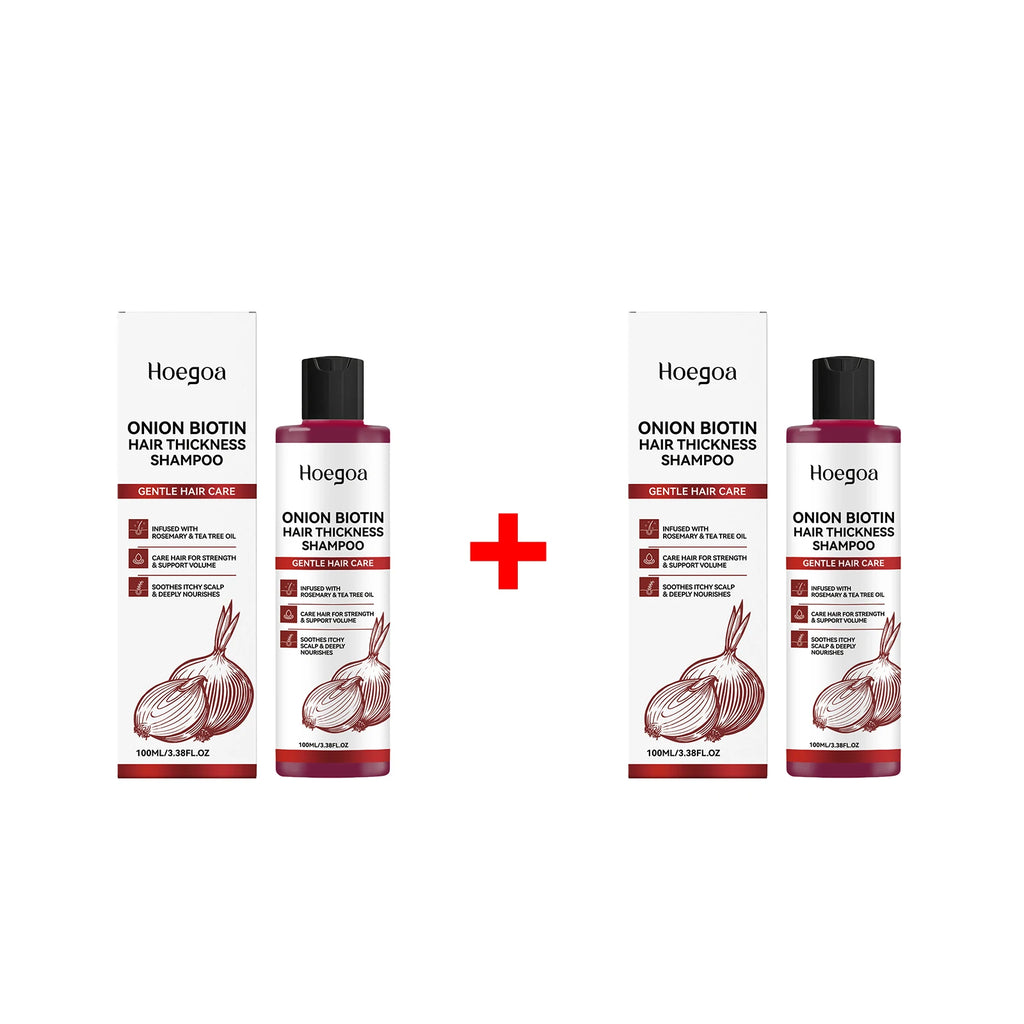 Onion Biotin Volumizing Shampoo for Hair Growth and Thickness