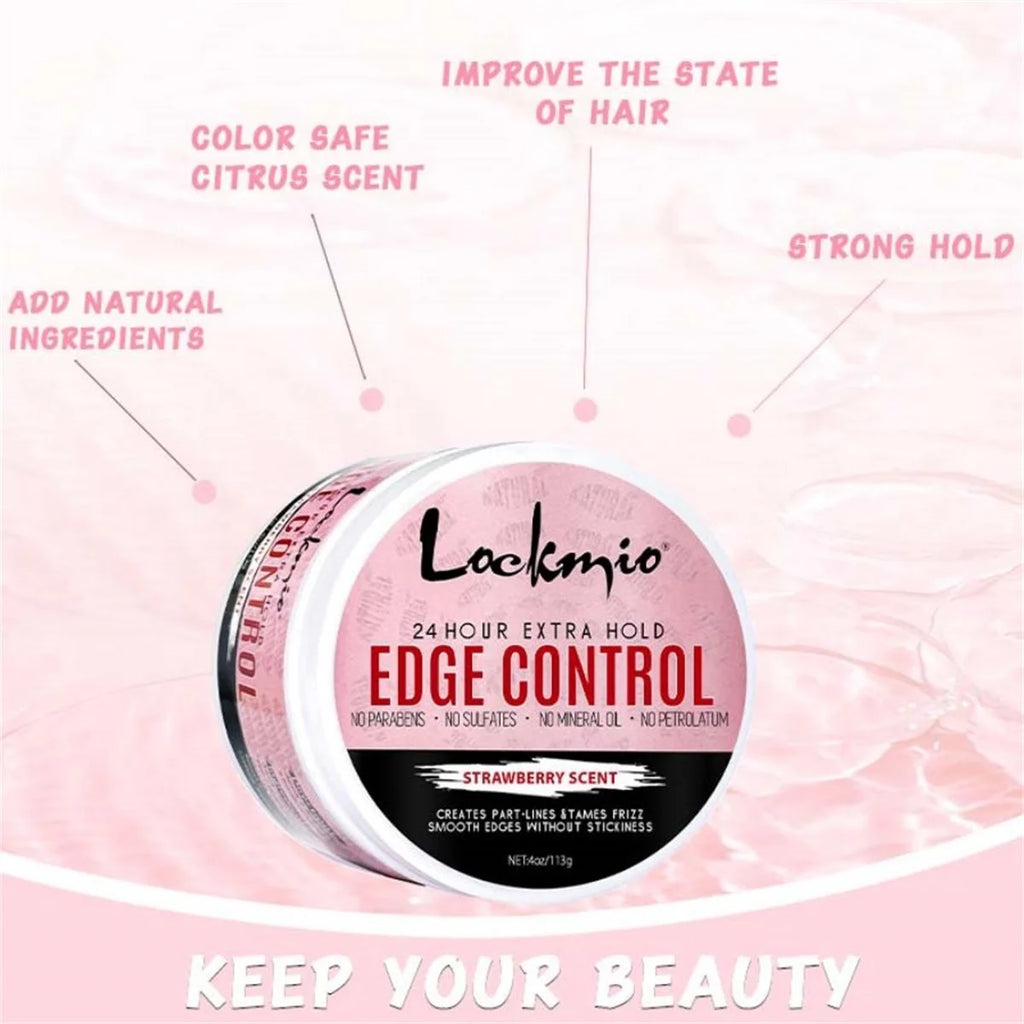 4oz Edge Control Hair Styling Wax for Natural Hair and Wigs