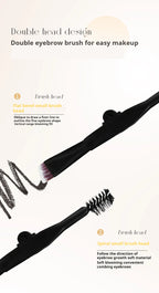 Two Tone Matte Eyebrow Cream Long Lasting Waterproof Brow Makeup