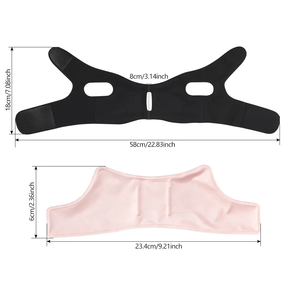 Hot and Cold Facial Compression Wrap for Chin and Jaw