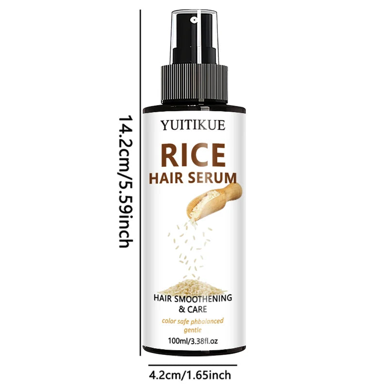 Rice Water Hair Serum Spray 100ml Leave In Conditioner