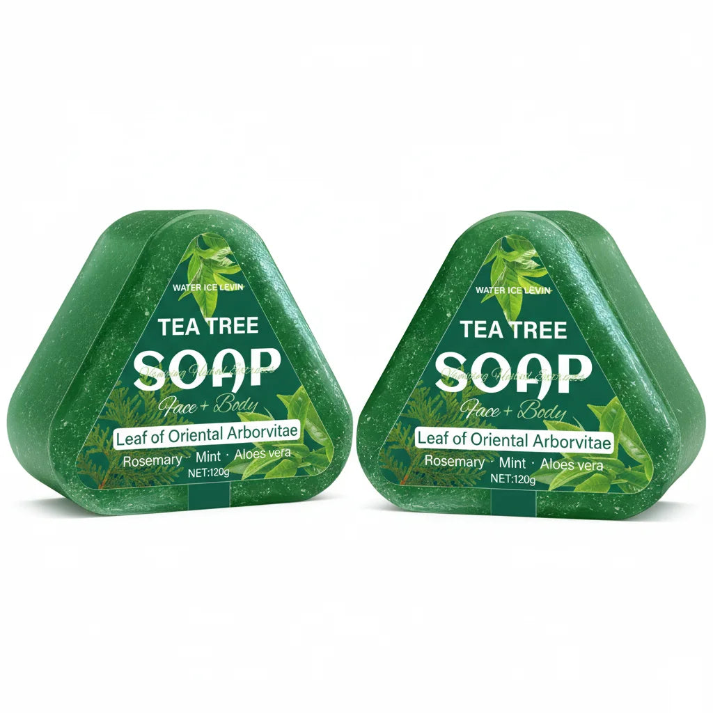 Tea Tree Shampoo Soap Bar All in One Face and Body Cleansing Bar 120g
