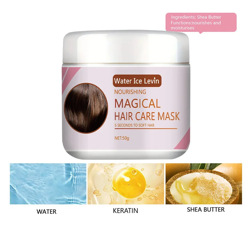 Water Ice Levin 50g Deep Conditioning Keratin Hair Repair Mask