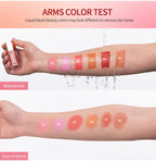 Waterproof Matte Liquid Blush with Built-in Applicator