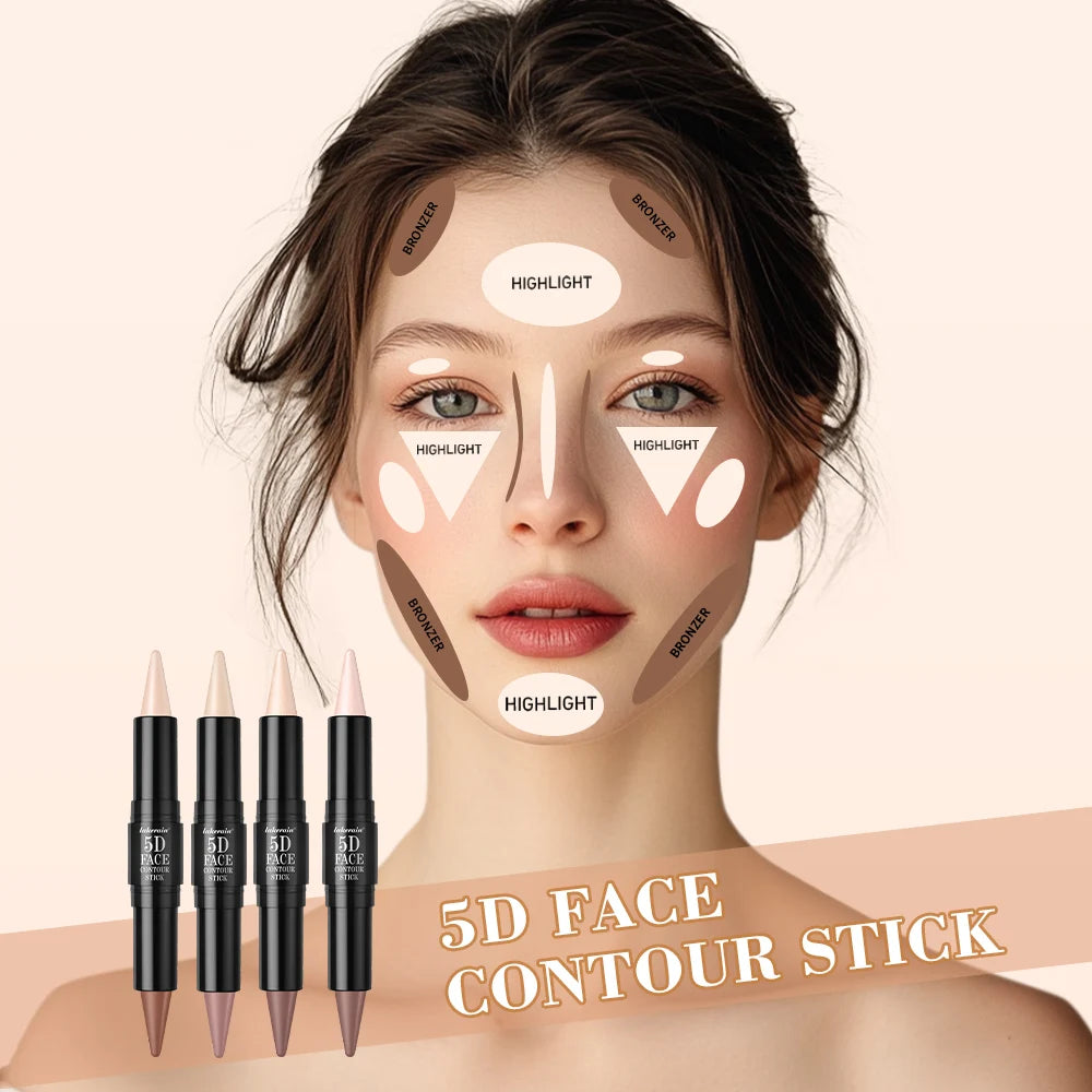 Dual-Ended Cream Contour and Highlighter Stick