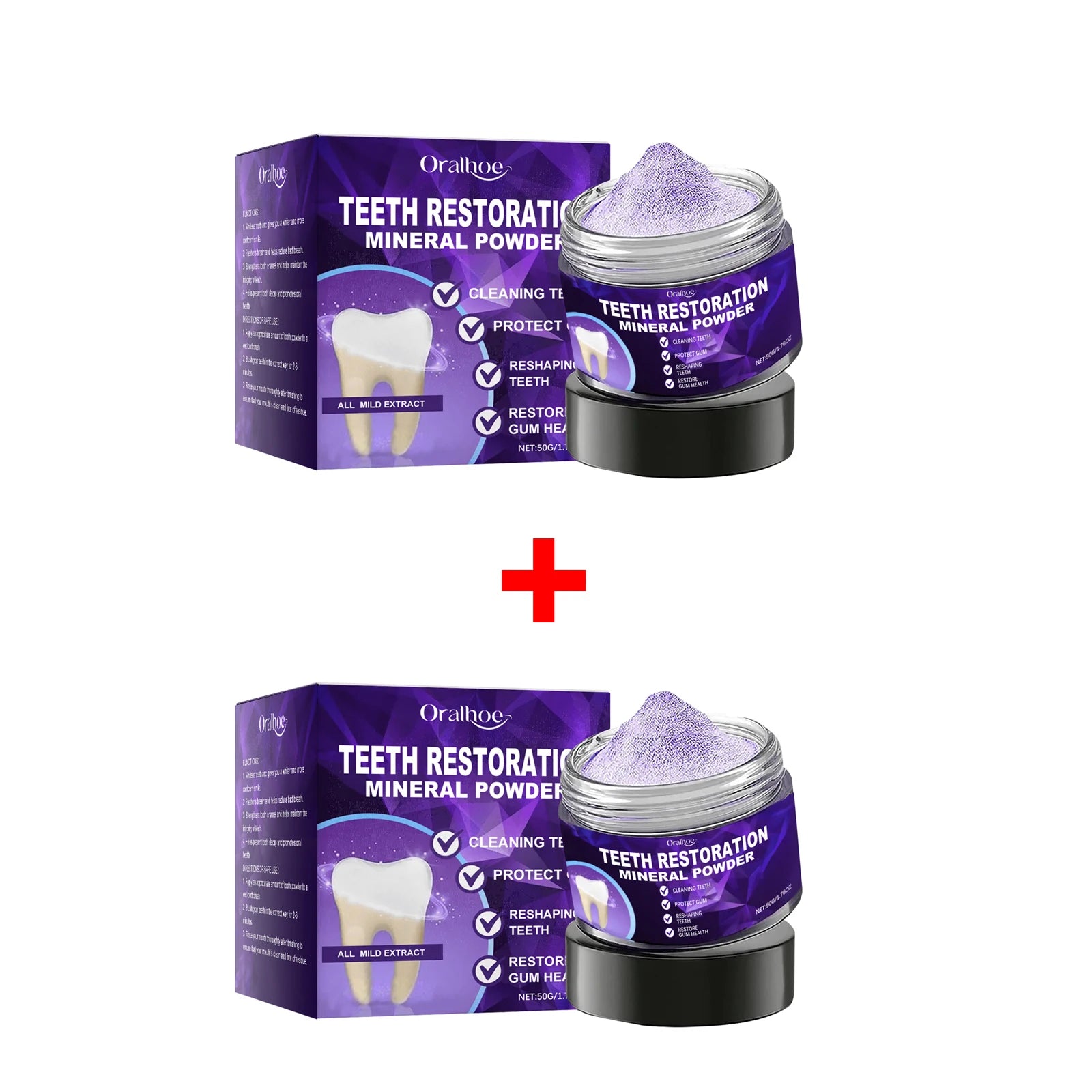 Teeth Whitening and Plaque Removal Cleaning Powder - 14