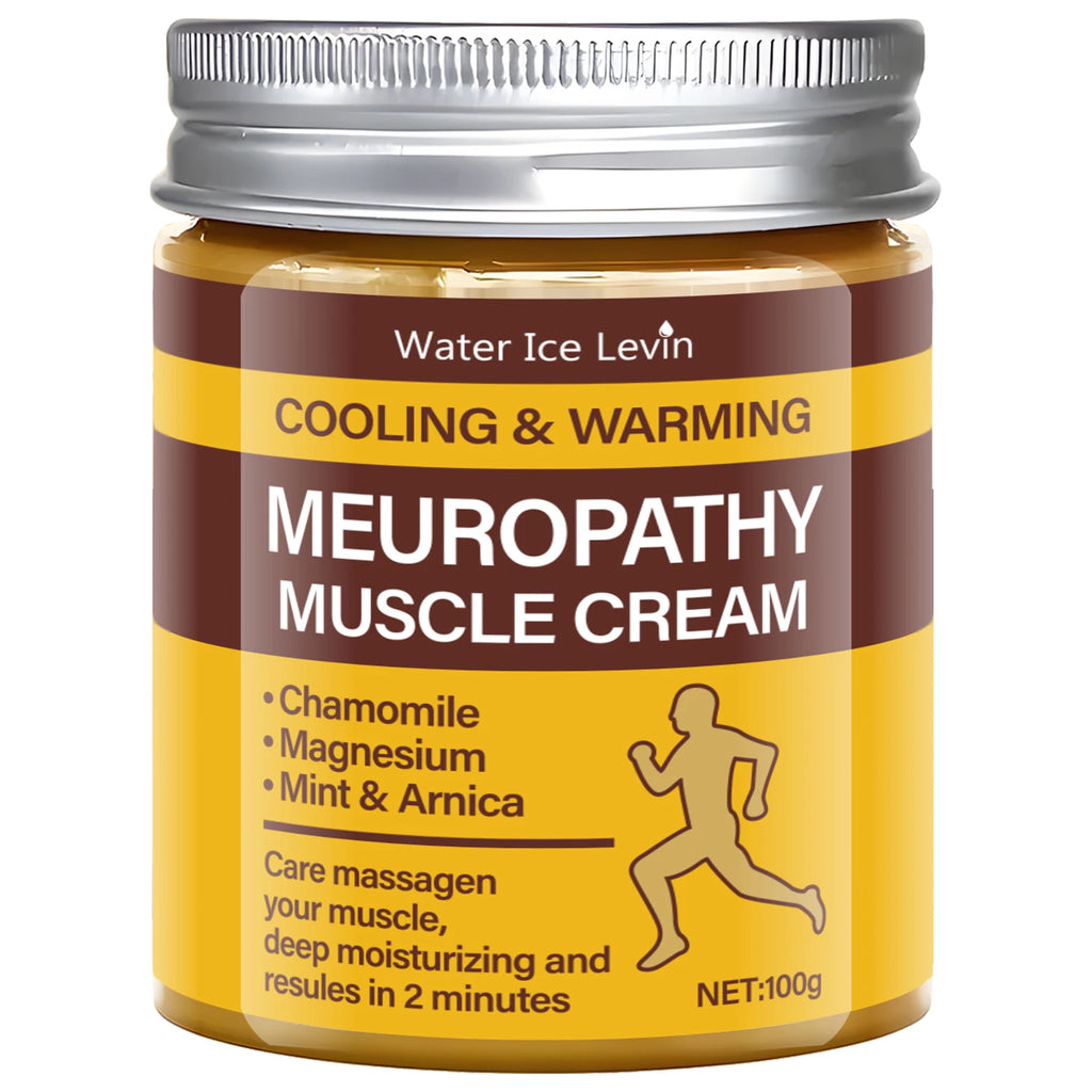 Neuropathy Muscle Cream Cooling Warming Magnesium Recovery Balm 100g
