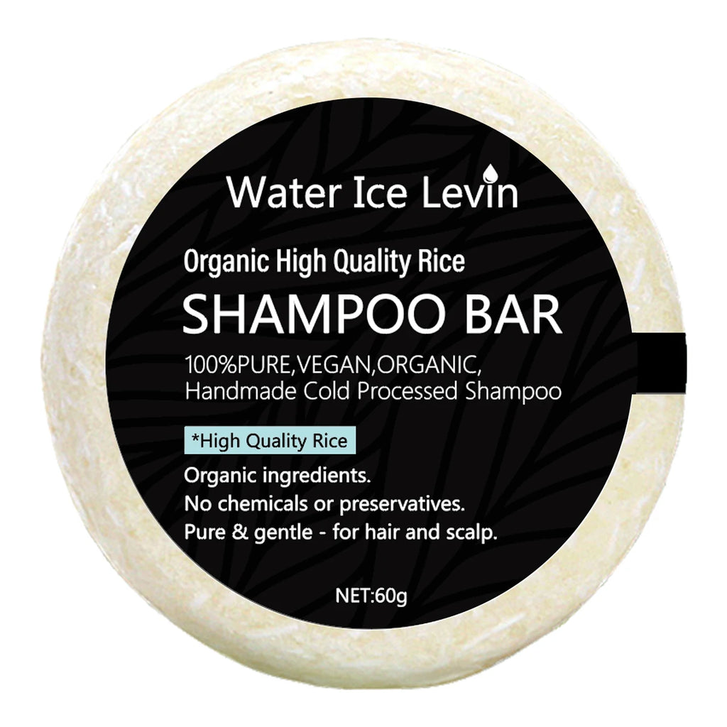 Organic Rice Shampoo Bar Handmade Cold Processed Soap