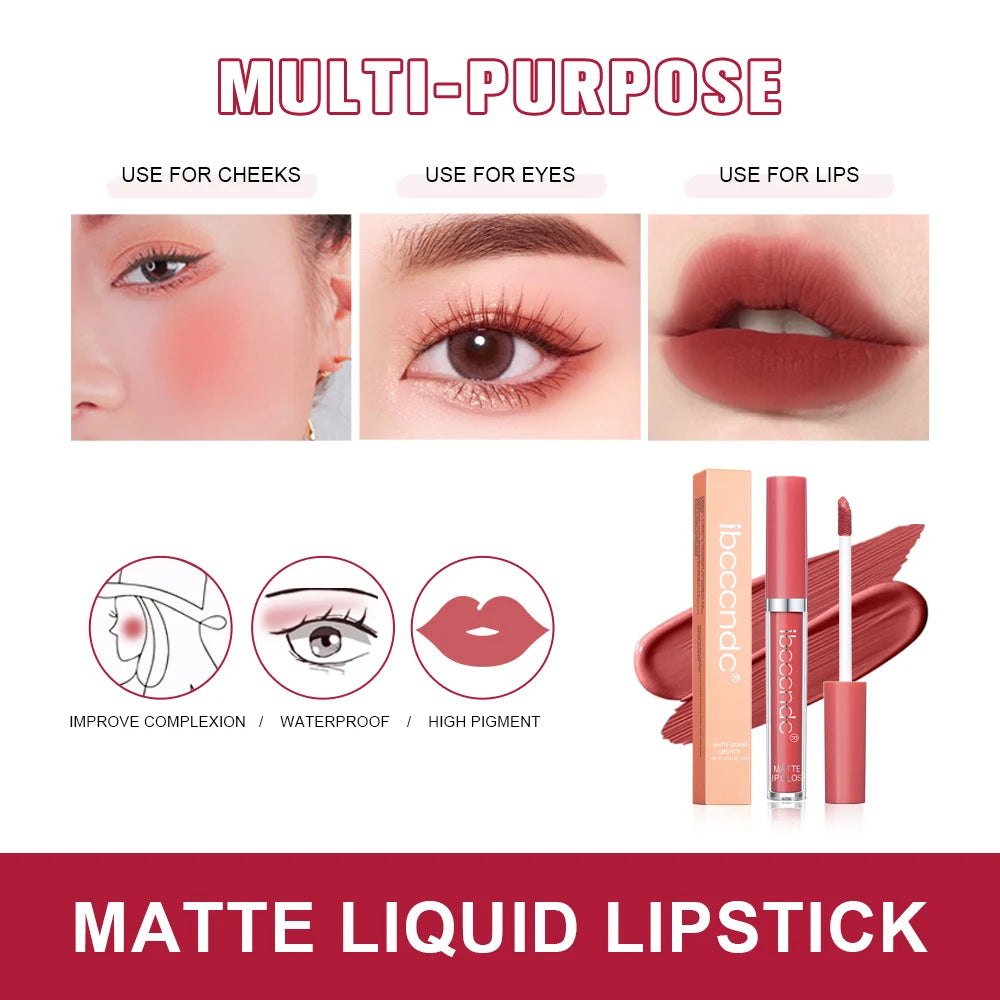 Matte Waterproof Liquid Lipstick