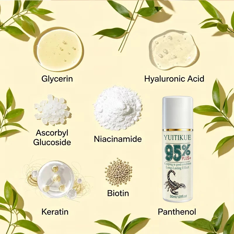YUITIKUE Nail Repair Serum Hydrating Cuticle Oil for Stronger Nails