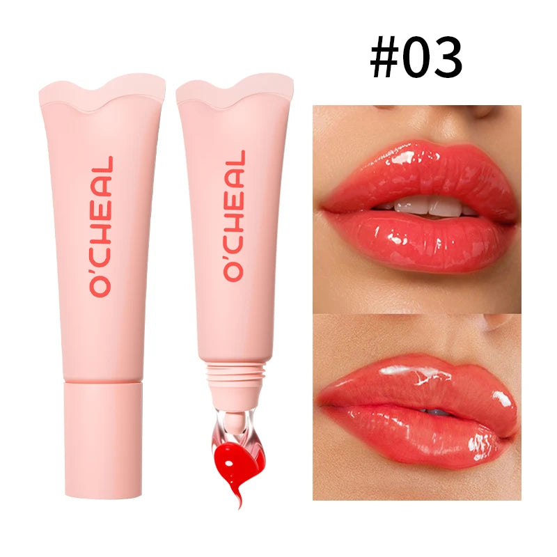 OCheal Crystal Gloss Moisturizing Lip Balm Hydrating Tinted Lip Care - 20