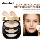 Collagen Infused Oil Control Pressed Powder for Flawless Matte Finish