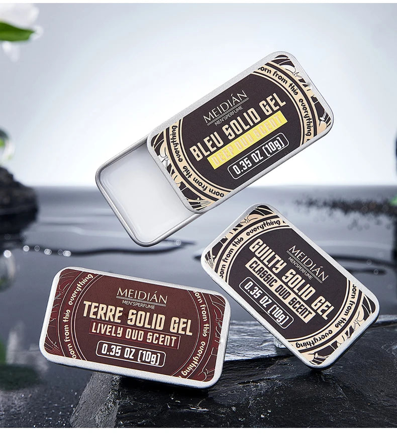 Solid Perfume Balm Portable Fragrance Tin for Men and Women - 23