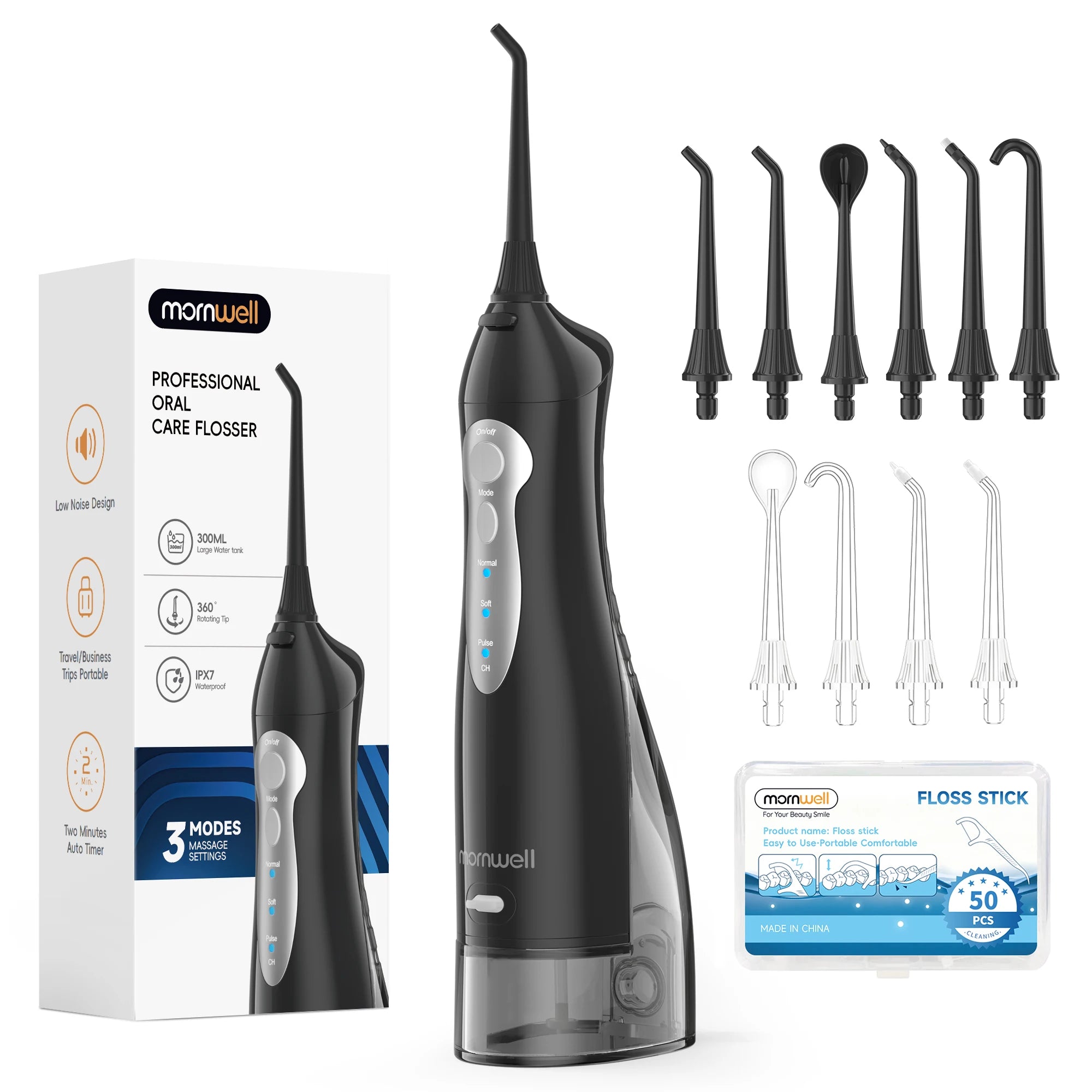 Portable Cordless Water Flosser for Teeth Cleaning - 16