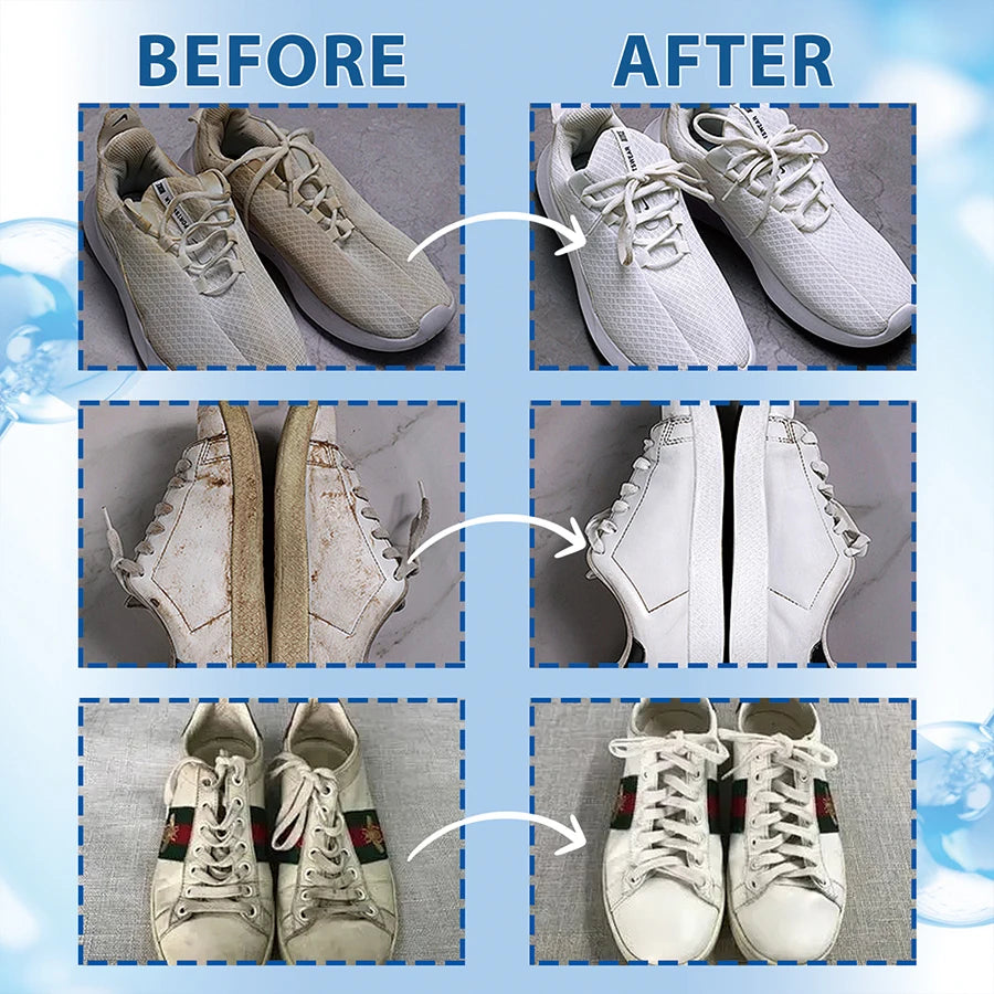 Sneaker Cleaner Kit Shoe Cleaning Foam Set for Canvas Leather and Suede - 10