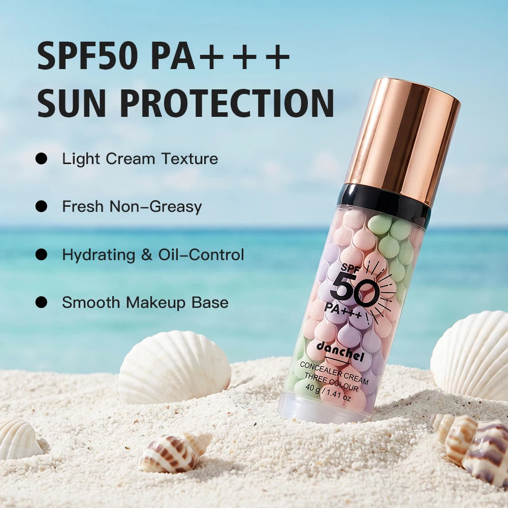 3-in-1 Color Correcting Primer and SPF 50 Sunscreen