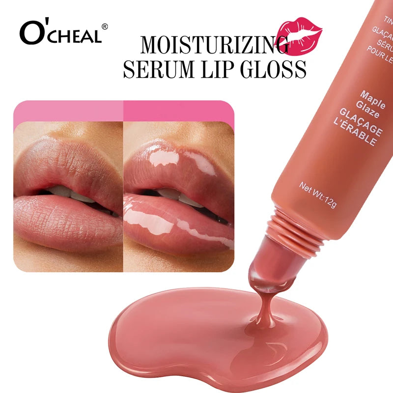 O'Cheal Glaze Tinted Lip Serum Moisturizing Gloss