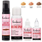 Lockmio Wig Installation Kit Lace Tint Mousse and Adhesive Glue Set