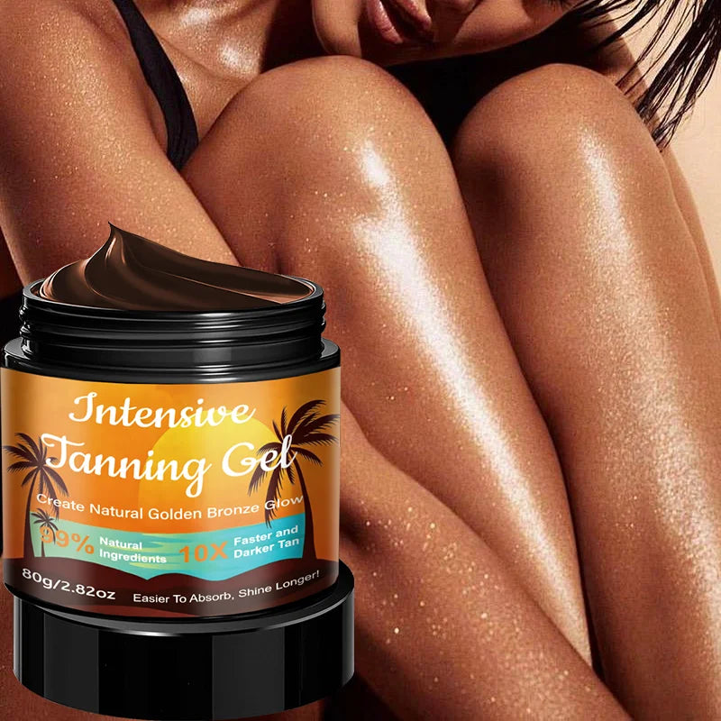 YUITIKUE Intensive Tanning Gel Natural Bronzer for Golden Bronze Glow - 2
