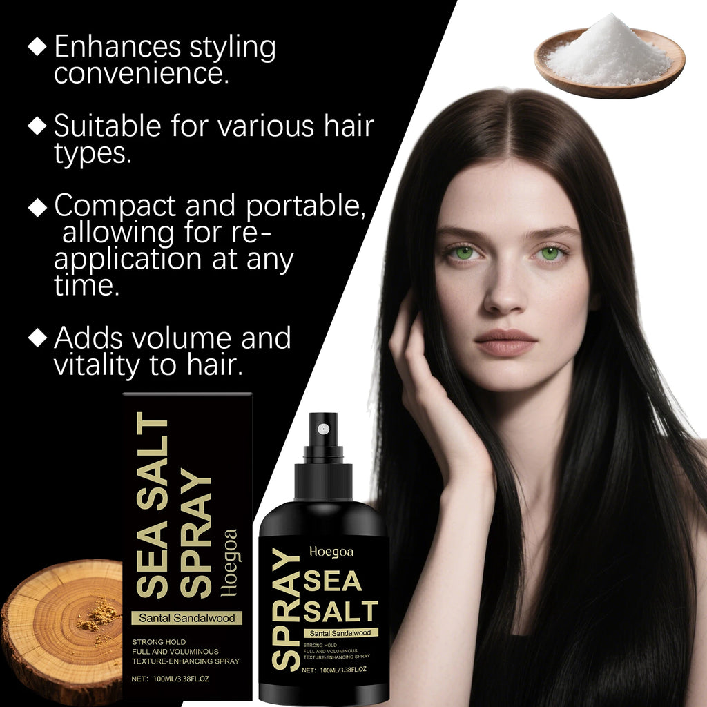 Sea Salt Texturizing Spray for Voluminous Beach Waves