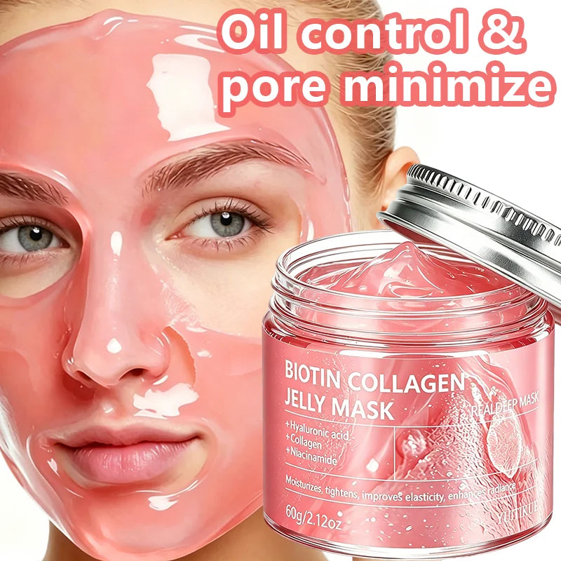 Biotin Collagen Jelly Mask Hydrating and Firming Facial Skin Care
