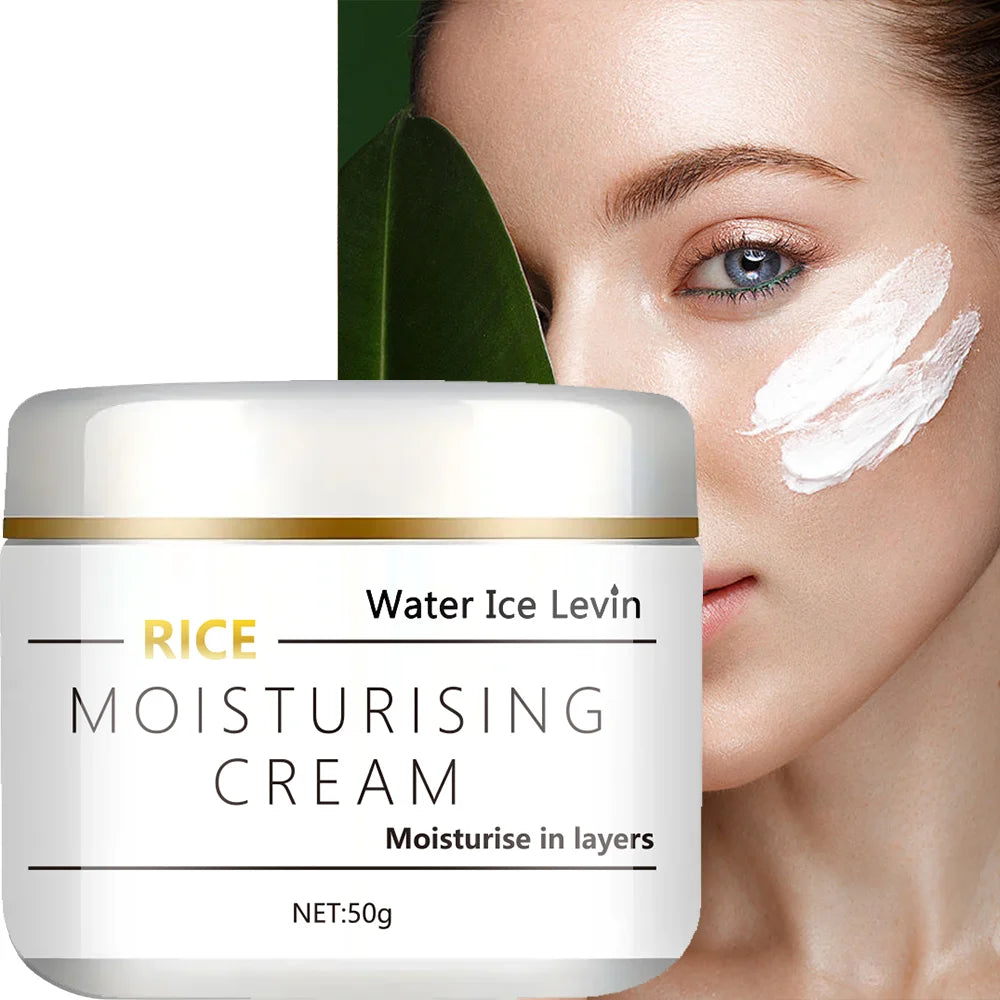 Water Ice Levin Rice Moisturizing Face Cream Hydrating Anti Aging