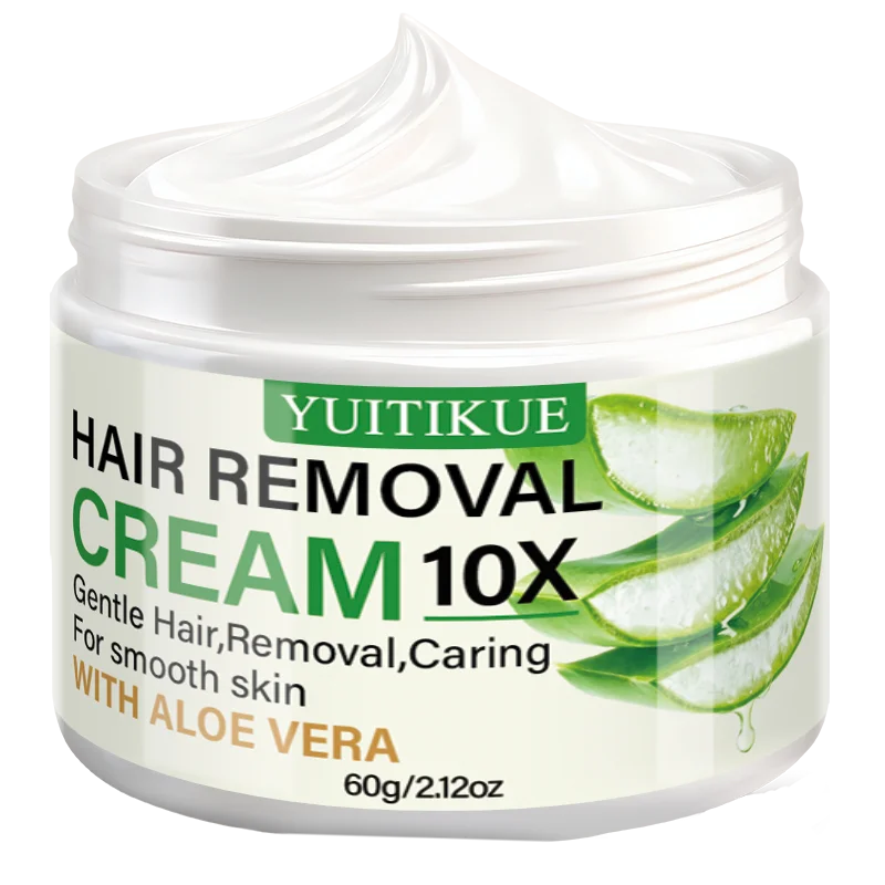 Aloe Vera Hair Removal Cream 60g Unisex Body Hair Remover
