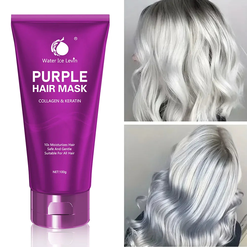 Purple Hair Mask Deep Conditioner for Blonde and Bleached Hair