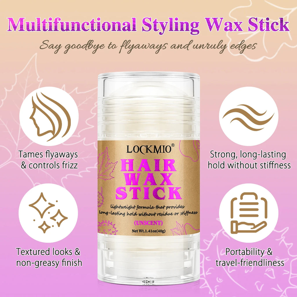 40g Hair Styling Wax Stick Finishing Cream for Flyaways