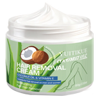 Yuitikue Coconut Oil Hair Removal Cream Moisturizing Body Hair Remover