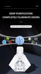 Car Air Freshener Hanging Perfume Diffuser Bottle for Vehicle Interior