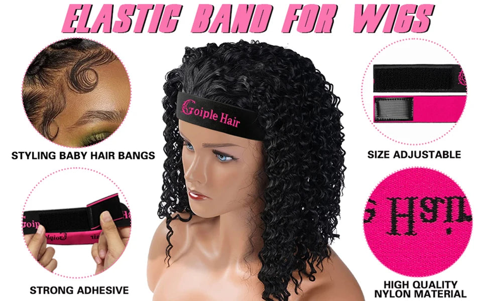 Lace Tint Mousse Wax Stick Edge Control Gel Band and Brush Set