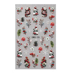 3D Christmas Cartoon Nail Art Stickers